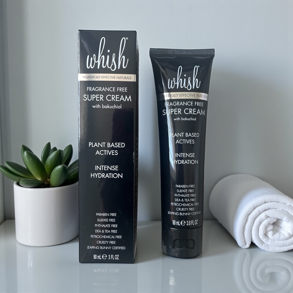 Whish Super Cream with Bakuchiol 3oz BNIB Anti-Aging Moisturizer 140 Retail
